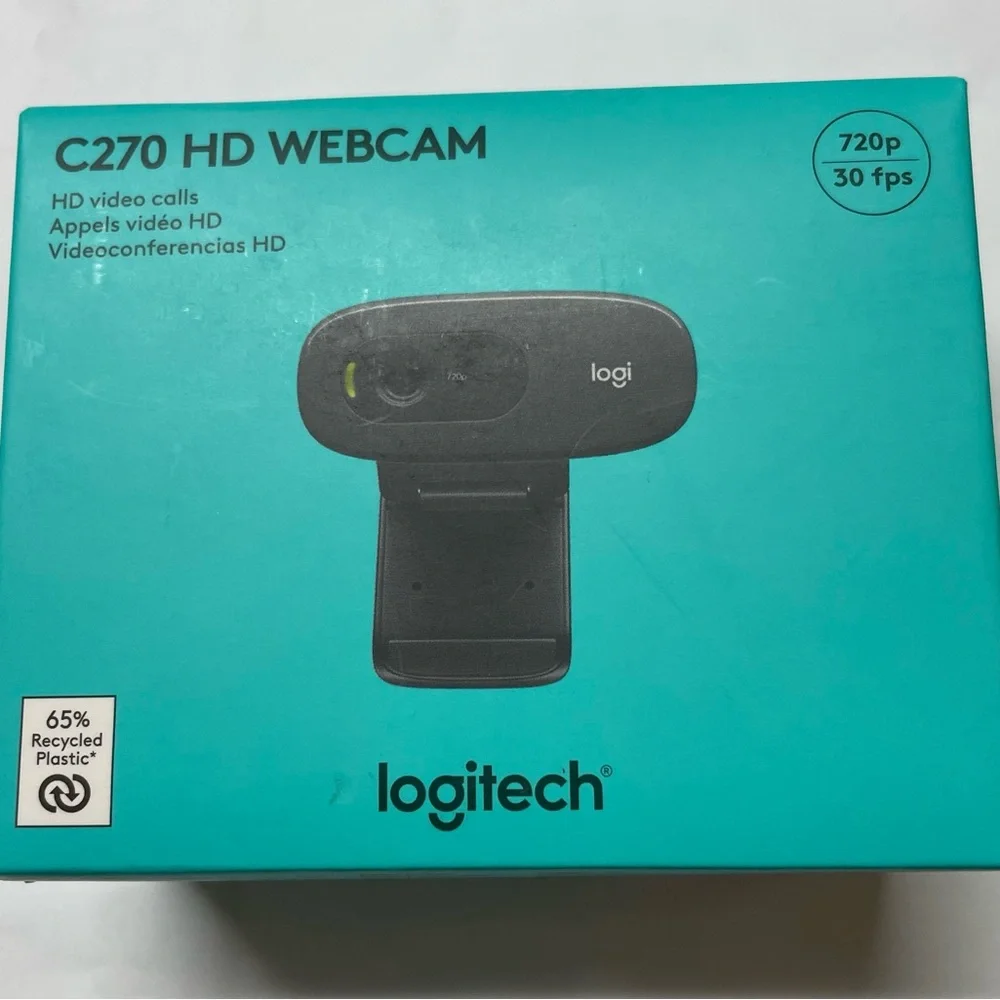 Logitech Black HD Webcam for Computers and Laptops